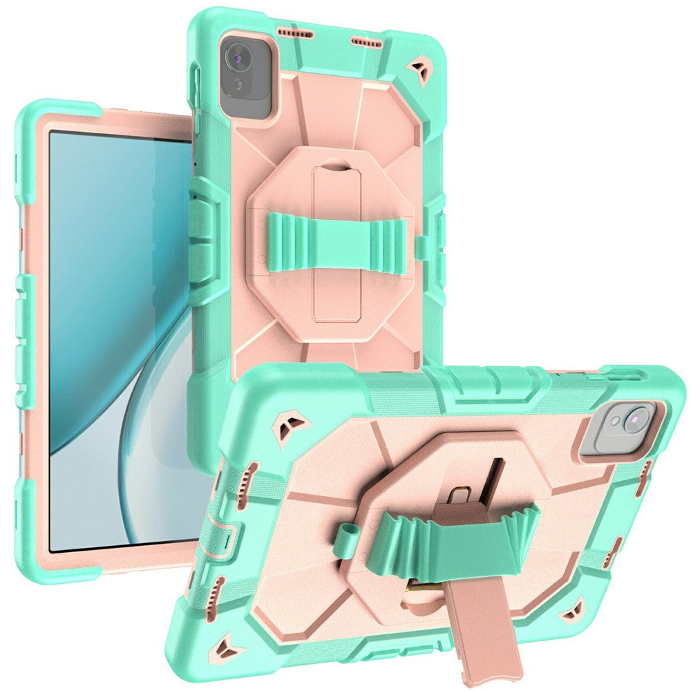 Case For Honor Pad X8 Pro  /  X9 Pro  /  X9a  /  X10 Pro with Kickstand Wrist Strap PC + Silicone Tablet Cover