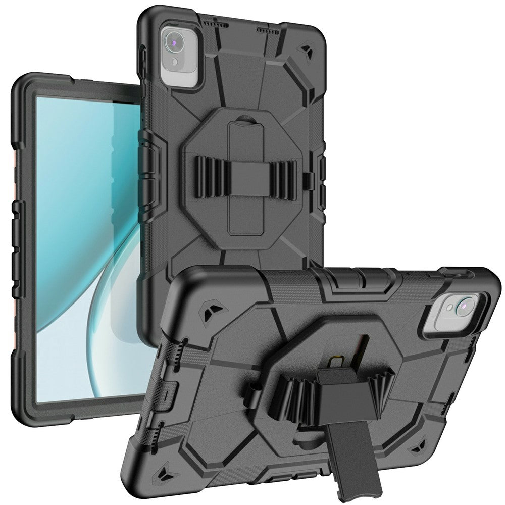 Case For Honor Pad X8 Pro  /  X9 Pro  /  X9a  /  X10 Pro with Kickstand Wrist Strap PC + Silicone Tablet Cover