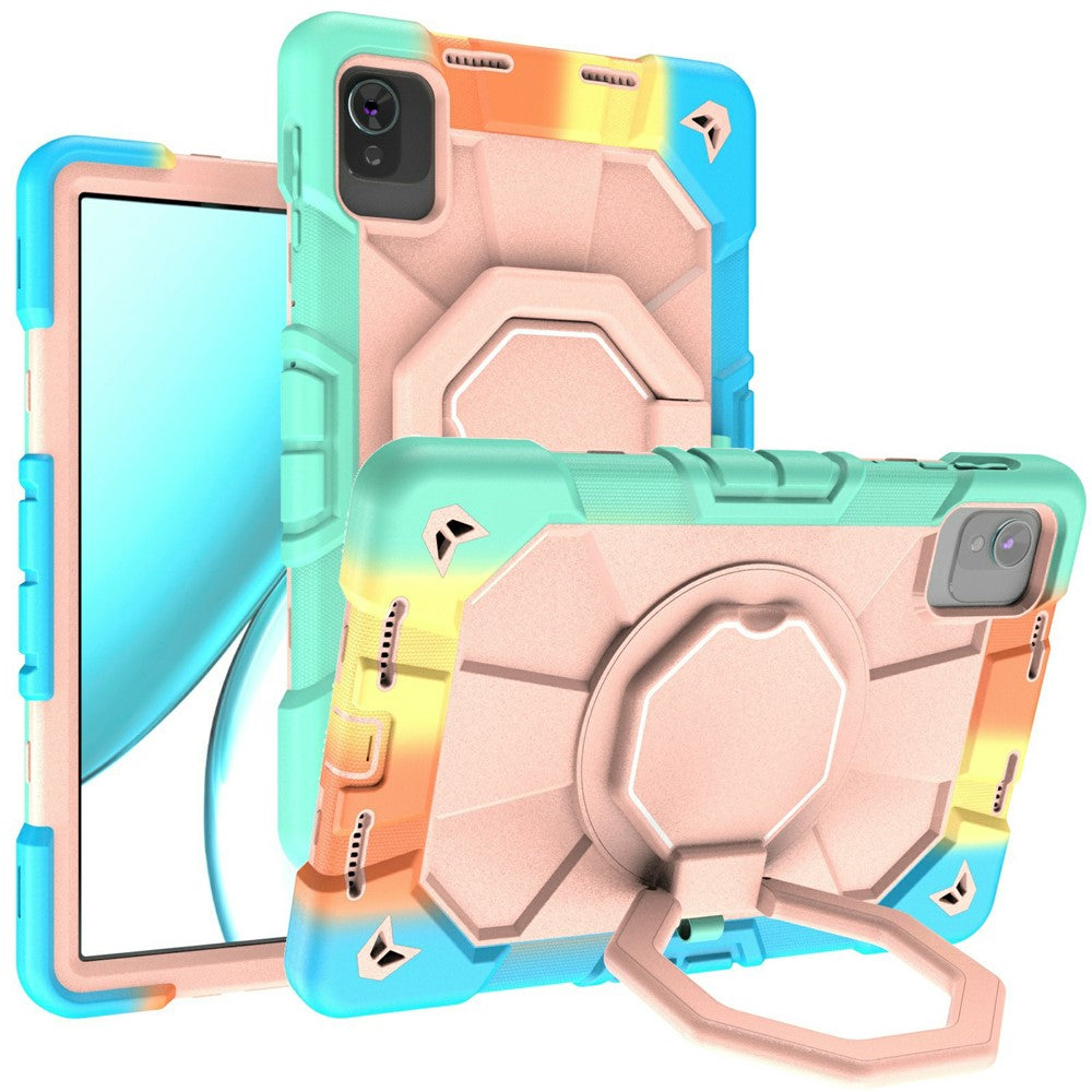 Etui til Honor Pad X8 Pro / X9 Pro / 10 Pro / X9a med håndgreb og støttefod i PC + silikone