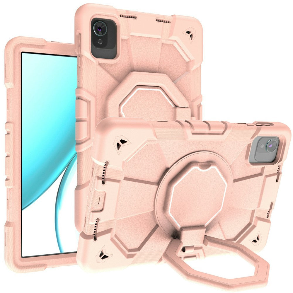 Etui til Honor Pad X8 Pro / X9 Pro / 10 Pro / X9a med håndgreb og støttefod i PC + silikone