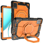 Etui til Honor Pad X8 Pro / X9 Pro / 10 Pro / X9a med håndgreb og støttefod i PC + silikone