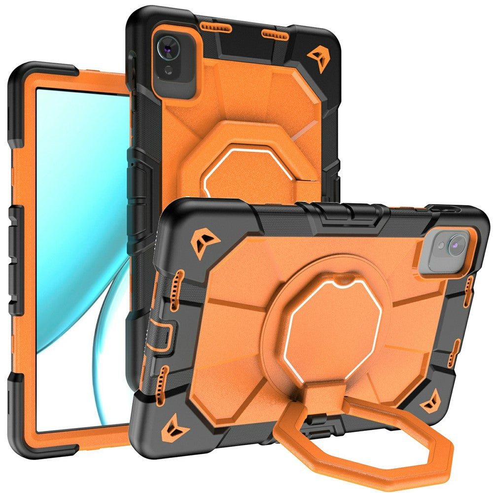 Etui til Honor Pad X8 Pro / X9 Pro / 10 Pro / X9a med håndgreb og støttefod i PC + silikone