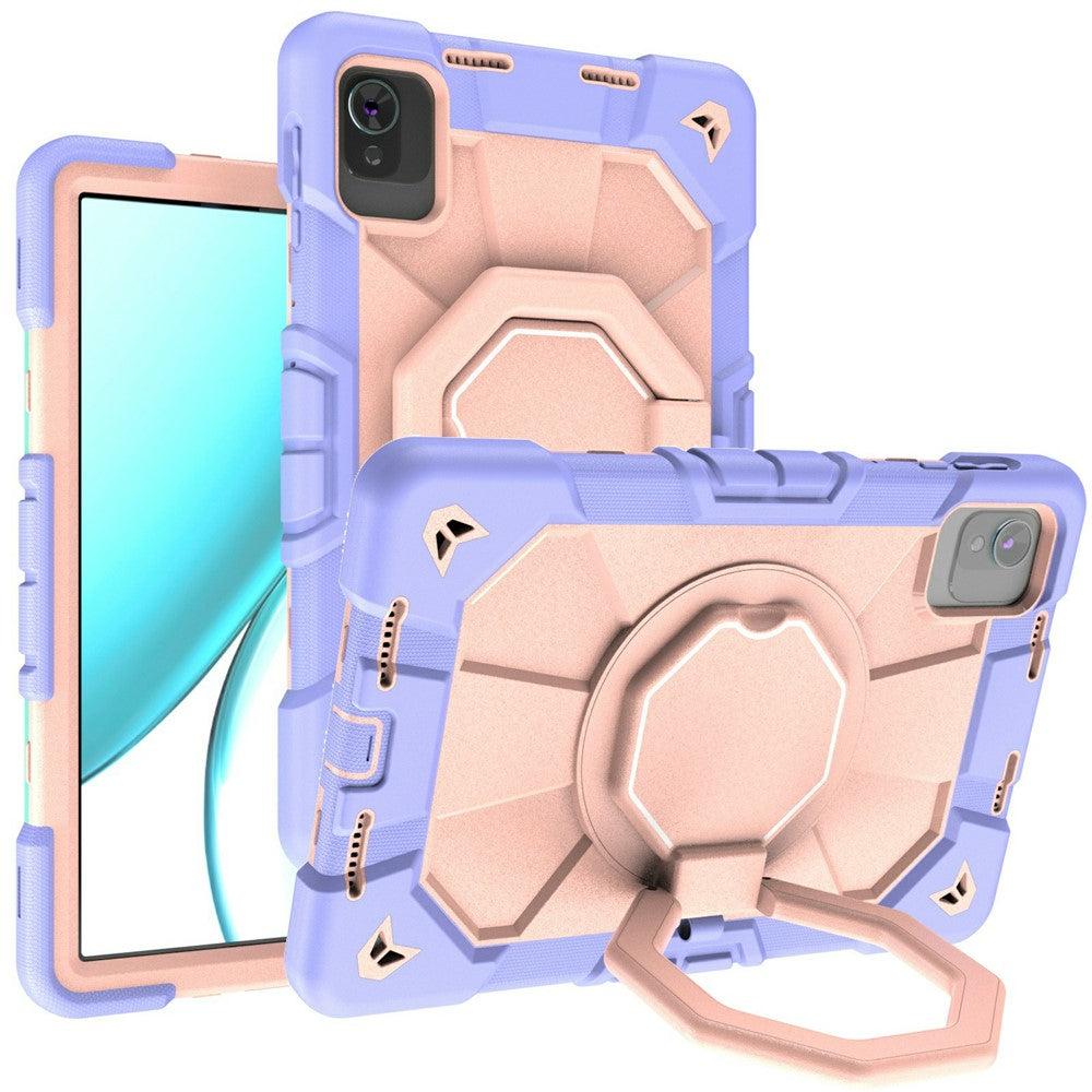 Etui til Honor Pad X8 Pro / X9 Pro / 10 Pro / X9a med håndgreb og støttefod i PC + silikone