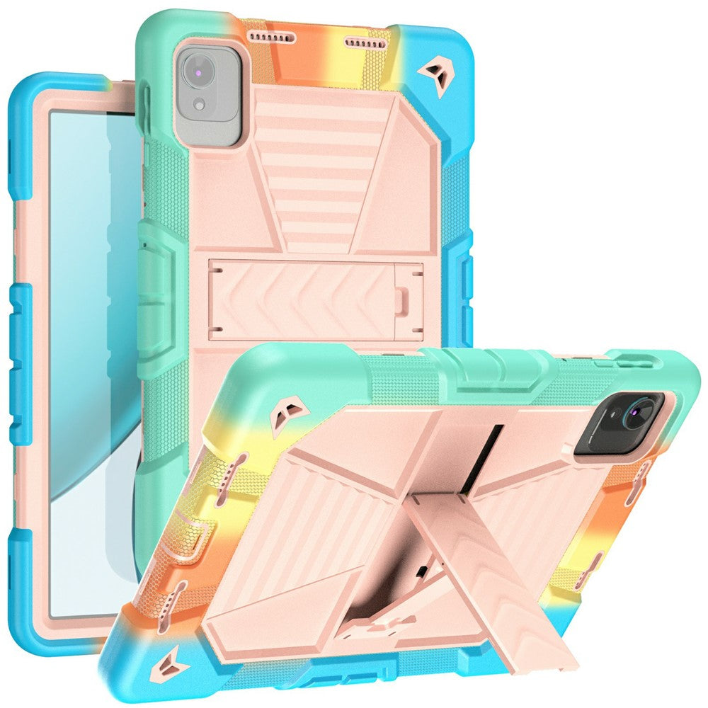 Tabletcover til Honor Pad X8 Pro / 9 Pro / X9a / 10 Pro med støttefod PC + silikone stødsikkert beskyttelsescover
