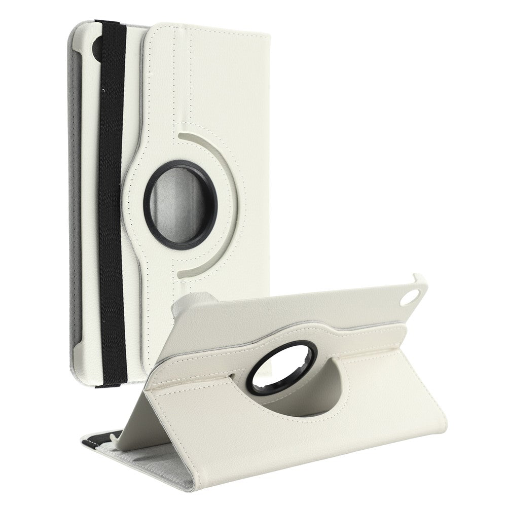 For Xiaomi Redmi Pad 2 9.7 Case Rotating Stand PU Leather + PC Tablet Cover with Elastic Band