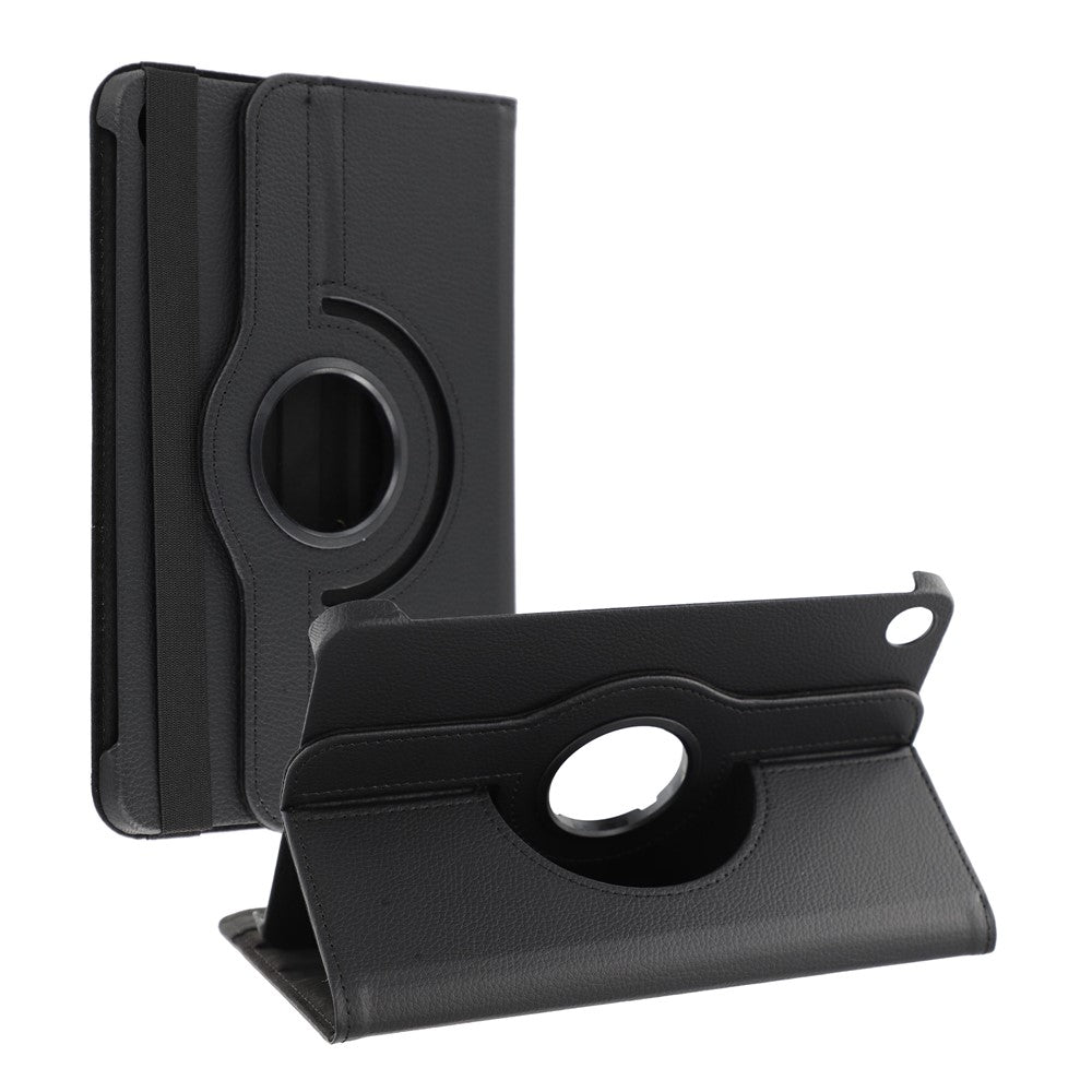For Xiaomi Redmi Pad 2 9.7 Case Rotating Stand PU Leather + PC Tablet Cover with Elastic Band