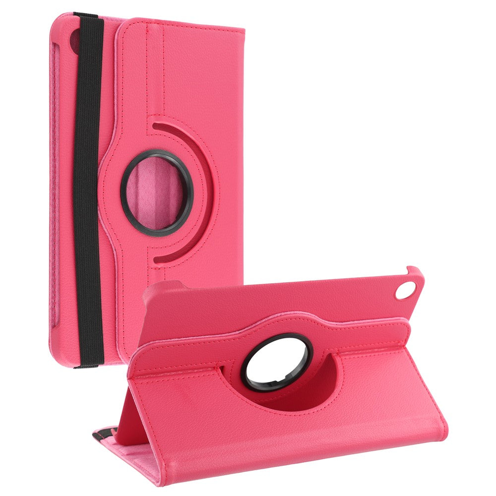 For Xiaomi Redmi Pad 2 9.7 Case Rotating Stand PU Leather + PC Tablet Cover with Elastic Band