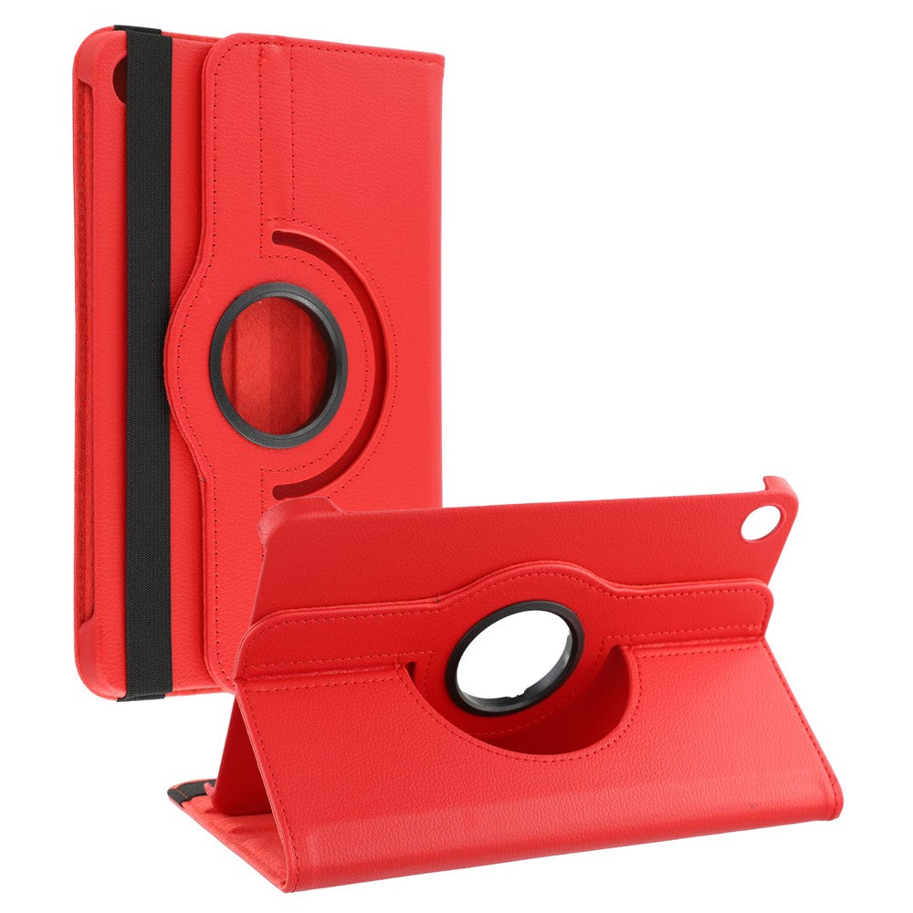 For Xiaomi Redmi Pad 2 9.7 Case Rotating Stand PU Leather + PC Tablet Cover with Elastic Band