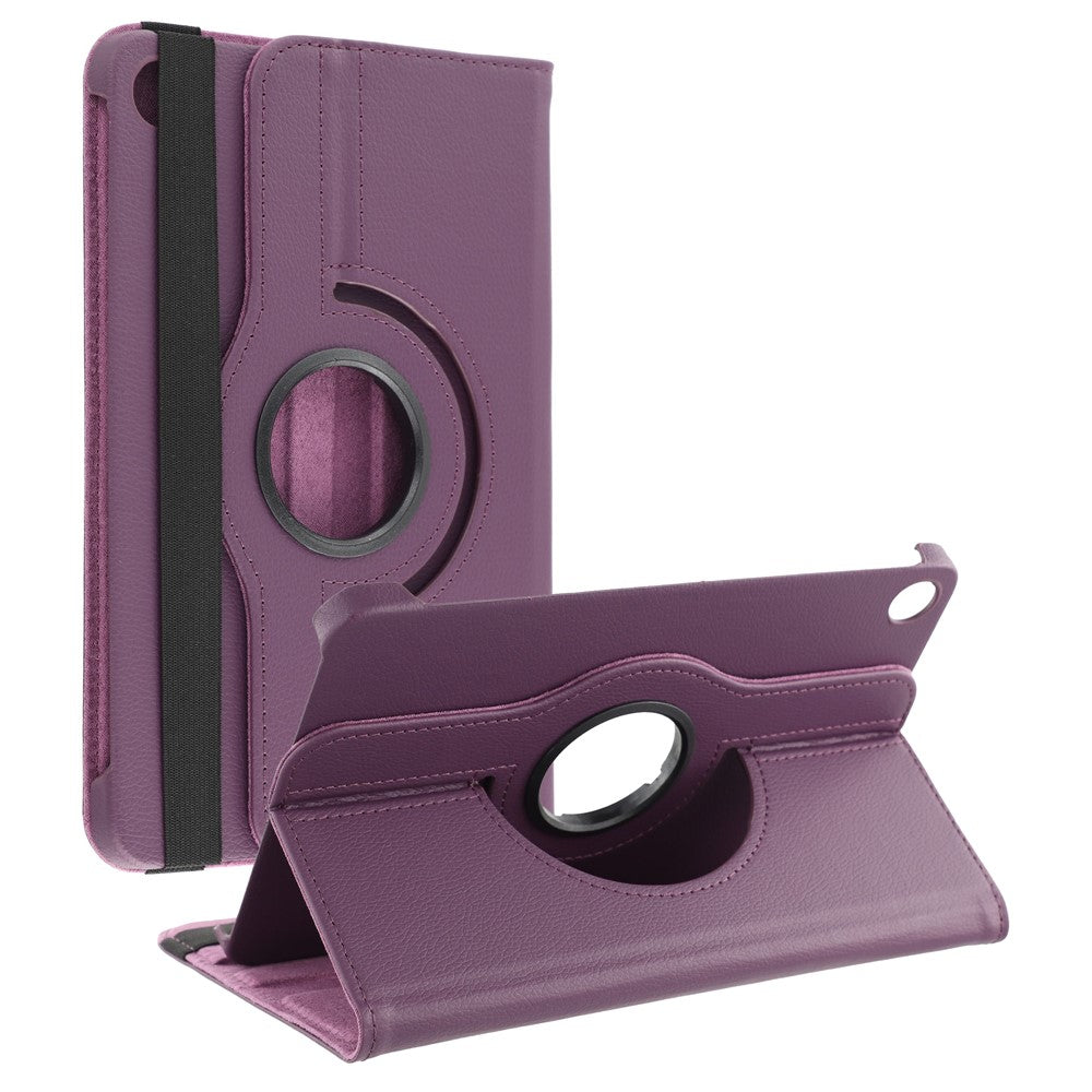 For Xiaomi Redmi Pad 2 9.7 Case Rotating Stand PU Leather + PC Tablet Cover with Elastic Band