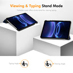 HAT PRINCE for Xiaomi Redmi Pad 2 SE Trifold Stand Cover ENKAY  PU Leather + PC Tablet Case