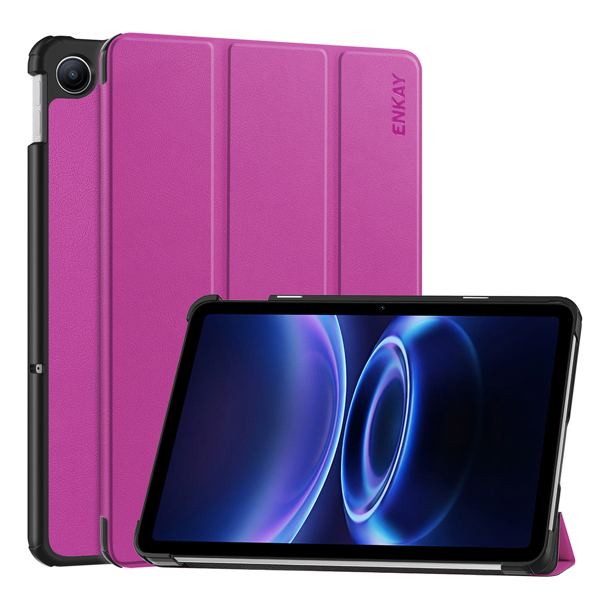 HAT PRINCE for Xiaomi Redmi Pad 2 SE Trifold Stand Cover ENKAY  PU Leather + PC Tablet Case