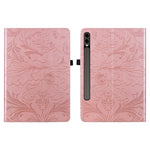 Tablet Case For Samsung Galaxy Tab S10+ / S9+ / S9 FE+ / S8+ Floral Pattern Folio PU Leather Cover with Card Slots