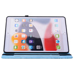 For Samsung Galaxy Tab S10 FE+ Case Floral Pattern Folio PU Leather Tablet Cover with Card Slots