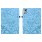 For Lenovo Tab M11 / Xiaoxin Pad 11 2024 Case Floral Pattern Folio PU Leather Tablet Cover with Card Slots