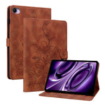 For Xiaomi Redmi K Pad 2 Case Lily Flower Imprint Card Slots Leather Tablet Cover