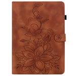 For Xiaomi Redmi K Pad 2 Case Lily Flower Imprint Card Slots Leather Tablet Cover