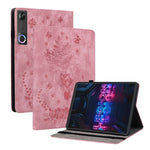 For Lenovo Tab Gen 5 / Legion Y700 (Gen 5) Case Card Holder Anti-Scratch Leather Cover Rose Flower Imprint