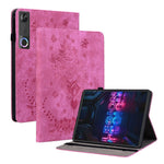 For Lenovo Tab Gen 5 / Legion Y700 (Gen 5) Case Card Holder Anti-Scratch Leather Cover Rose Flower Imprint