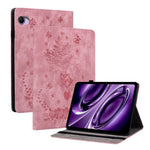 For Xiaomi Redmi K Pad 2 Case Card Holder Anti-Scratch Leather Cover Rose Flower Imprint