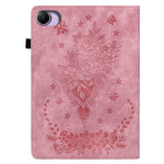 For Xiaomi Redmi K Pad 2 Case Card Holder Anti-Scratch Leather Cover Rose Flower Imprint