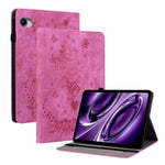 For Xiaomi Redmi K Pad 2 Case Card Holder Anti-Scratch Leather Cover Rose Flower Imprint