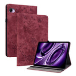 For Xiaomi Redmi K Pad 2 Case Card Holder Anti-Scratch Leather Cover Rose Flower Imprint