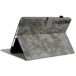 For Lenovo Tab Gen 5 / Legion Y700 (Gen 5) Case Tiger Imprint Anti-Scratch PU Leather Tablet Cover