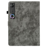 For Lenovo Tab Gen 5 / Legion Y700 (Gen 5) Case Tiger Imprint Anti-Scratch PU Leather Tablet Cover