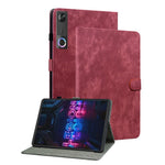 For Lenovo Tab Gen 5 / Legion Y700 (Gen 5) Case Tiger Imprint Anti-Scratch PU Leather Tablet Cover