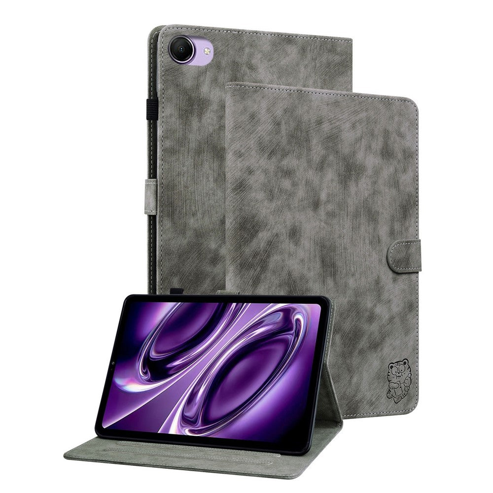 For Xiaomi Redmi K Pad 2 Case Tiger Imprint Anti-Scratch PU Leather Tablet Cover