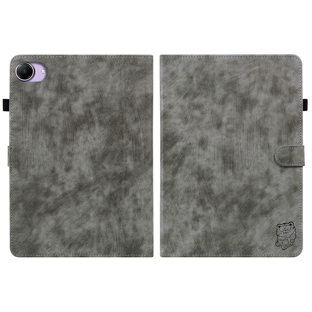 For Xiaomi Redmi K Pad 2 Case Tiger Imprint Anti-Scratch PU Leather Tablet Cover
