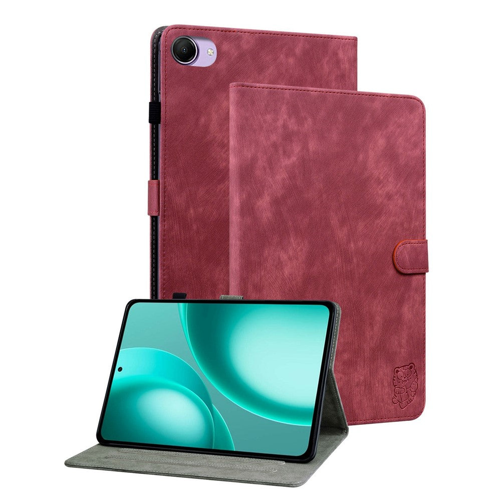 For Xiaomi Redmi K Pad 2 Case Tiger Imprint Anti-Scratch PU Leather Tablet Cover