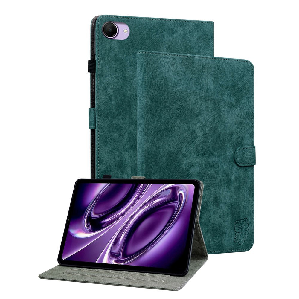 For Xiaomi Redmi K Pad 2 Case Tiger Imprint Anti-Scratch PU Leather Tablet Cover