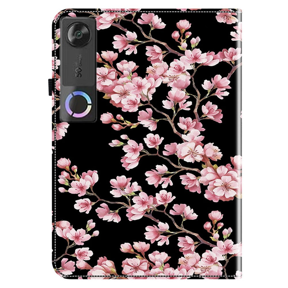 For Lenovo Tab Gen 5 / Legion Y700 (Gen 5) Leather Case Pattern Printed Stand Tablet Cover with Card Slots