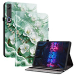 For Lenovo Tab Gen 5 / Legion Y700 (Gen 5) Leather Case Pattern Printed Stand Tablet Cover with Card Slots