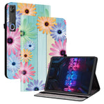 For Lenovo Tab Gen 5 / Legion Y700 (Gen 5) Leather Case Pattern Printed Stand Tablet Cover with Card Slots
