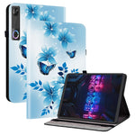 For Lenovo Tab Gen 5 / Legion Y700 (Gen 5) Leather Case Pattern Printed Stand Tablet Cover with Card Slots