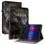 Leather Case For Lenovo Tab Gen 5 / Legion Y700 (Gen 5) Pattern Printed Stand Tablet Cover with Card Slots
