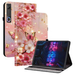 Leather Case For Lenovo Tab Gen 5 / Legion Y700 (Gen 5) Pattern Printed Stand Tablet Cover with Card Slots