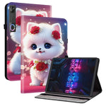 Leather Case For Lenovo Tab Gen 5 / Legion Y700 (Gen 5) Pattern Printed Stand Tablet Cover with Card Slots