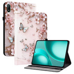 Læderetui til Oppo Pad Mini Mønsterprintet Stander Tabletcover med Kortlommer