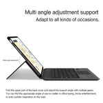 For Oppo Pad 5 Pro Leather Case + Touchpad Bluetooth-Compatible Keyboard (without Backlit)