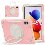 For Xiaomi Redmi Pad 2 Pro Case TPU + PC + Silicone Tablet Cover Swivel Kickstand Handle Grip
