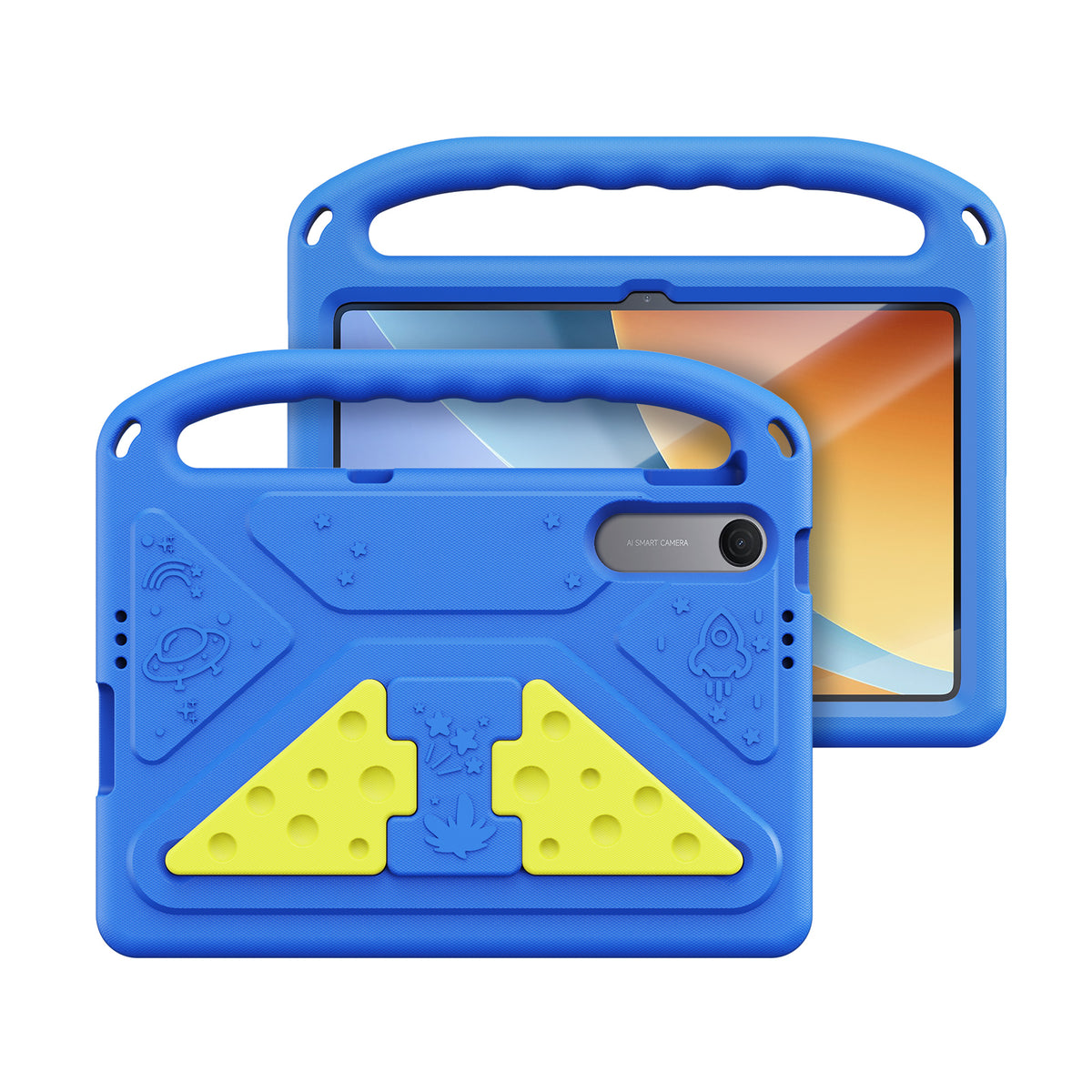 DUX DUCIS for Xiaomi Poco Pad C1 / Redmi Pad 2 9.7 Puff Series Tablet Case with Kickstand EVA Kids Shockproof Cover