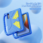 DUX DUCIS for Xiaomi Poco Pad C1 / Redmi Pad 2 9.7 Puff Series Tablet Case with Kickstand EVA Kids Shockproof Cover