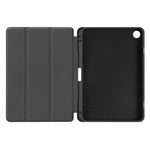 Til Xiaomi Redmi Pad 2 SE / Pad 2 9.7 Etui Trefoldbart Stativ Læder Tablet Cover med Kulfibertekstur og Penholder