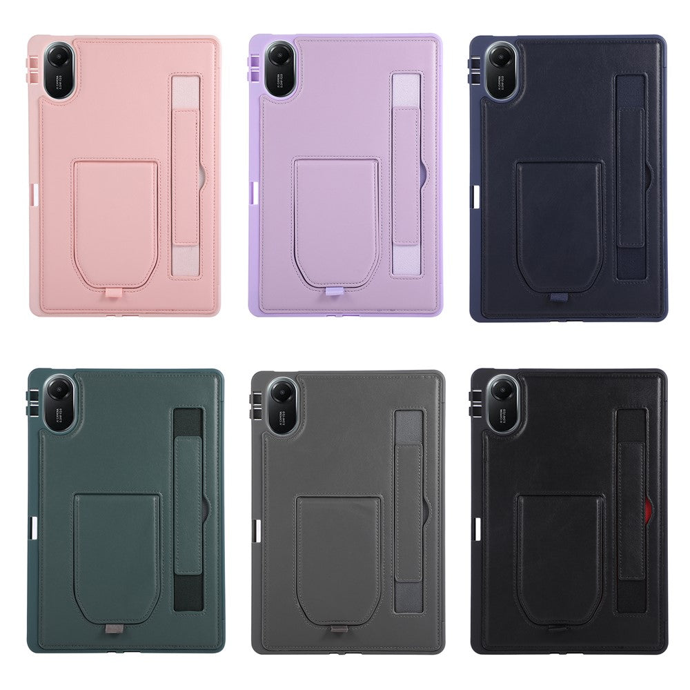 For Xiaomi Redmi Pad 2 11 Case Kickstand PU + TPU Tablet Cover with Wristband   /   Pen Slot