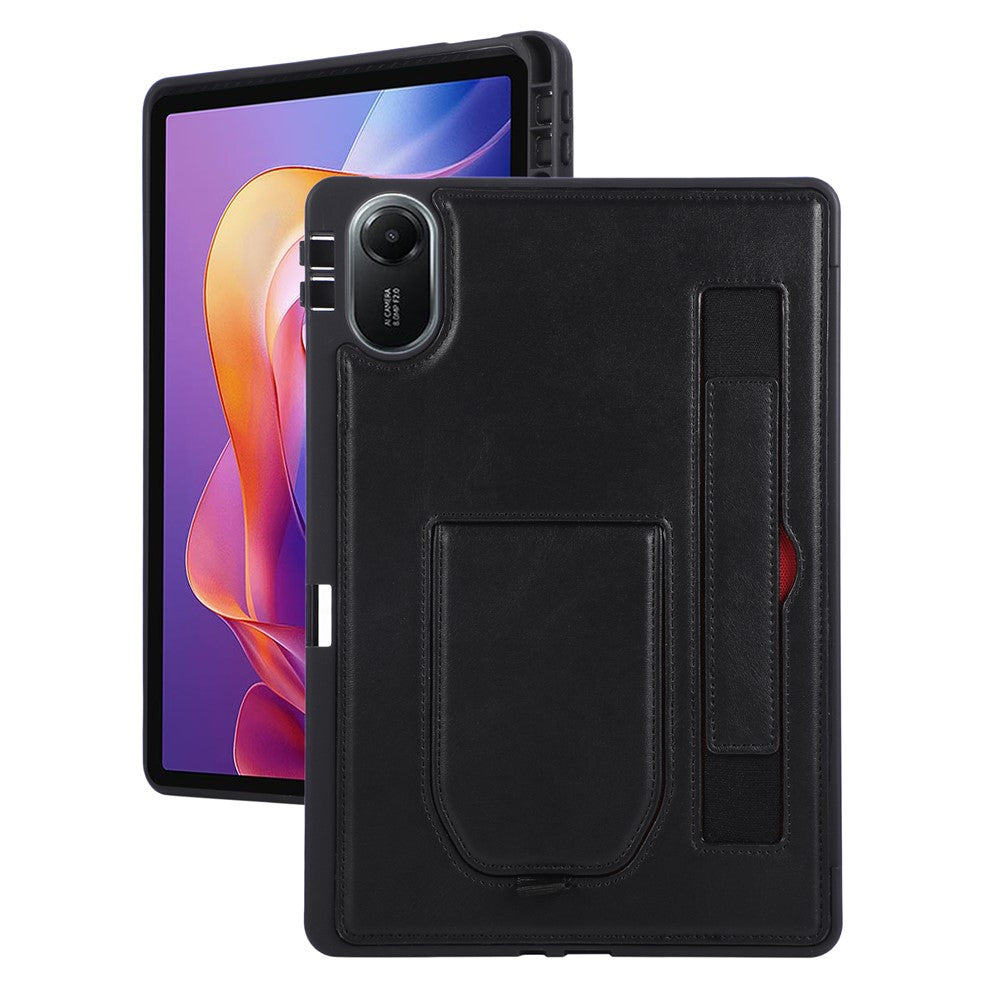 For Xiaomi Redmi Pad 2 11 Case Kickstand PU + TPU Tablet Cover with Wristband   /   Pen Slot