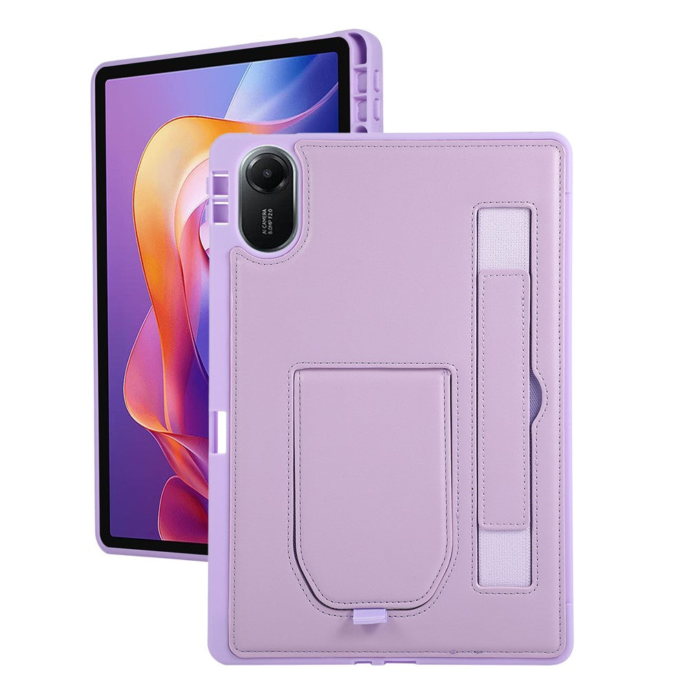 For Xiaomi Redmi Pad 2 11 Case Kickstand PU + TPU Tablet Cover with Wristband   /   Pen Slot