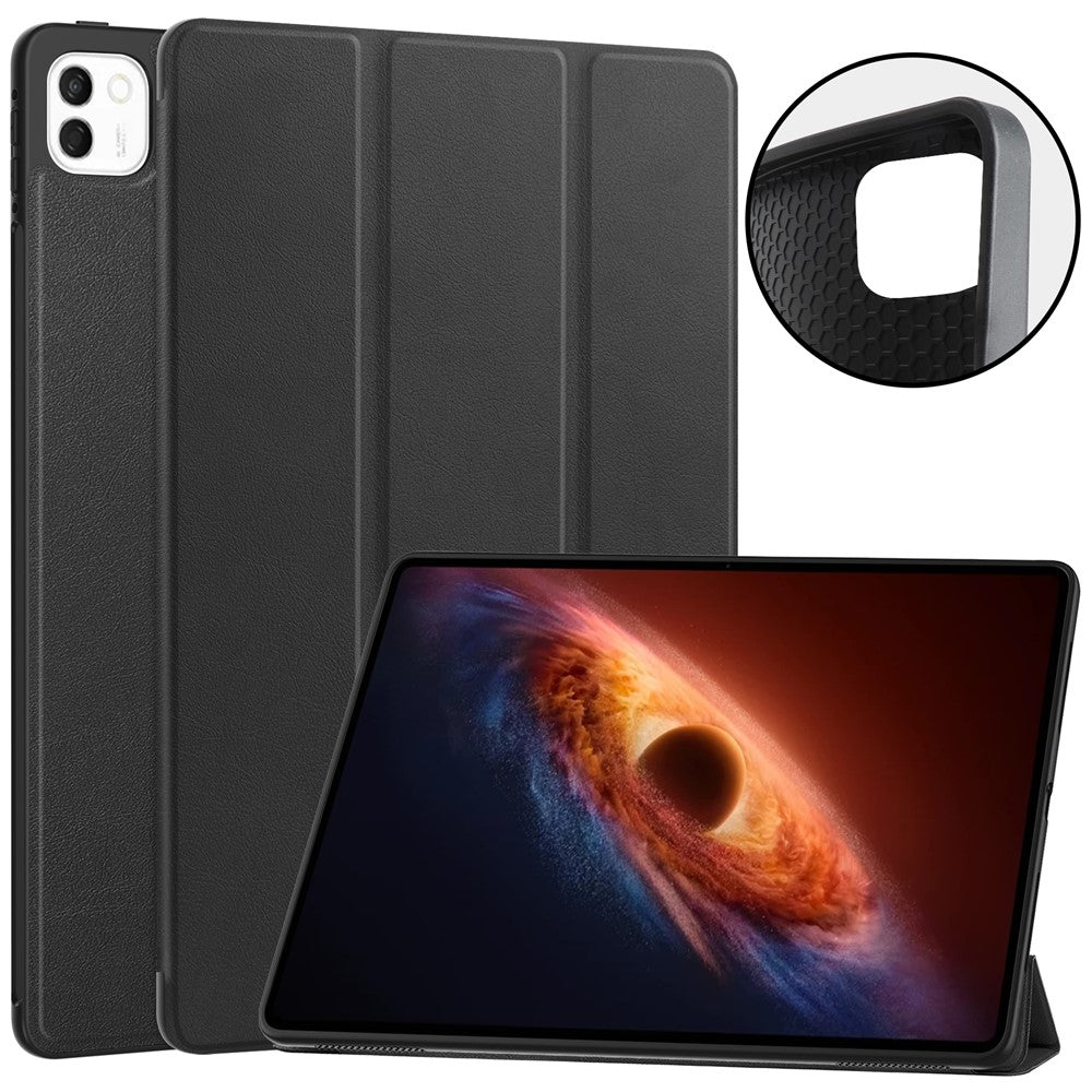For Honor MagicPad 3 Pro 12.3  /  MagicPad 4 PU Leather Tri-fold Stand Tablet Case Smart Auto Wake  /  Sleep Folio Cover